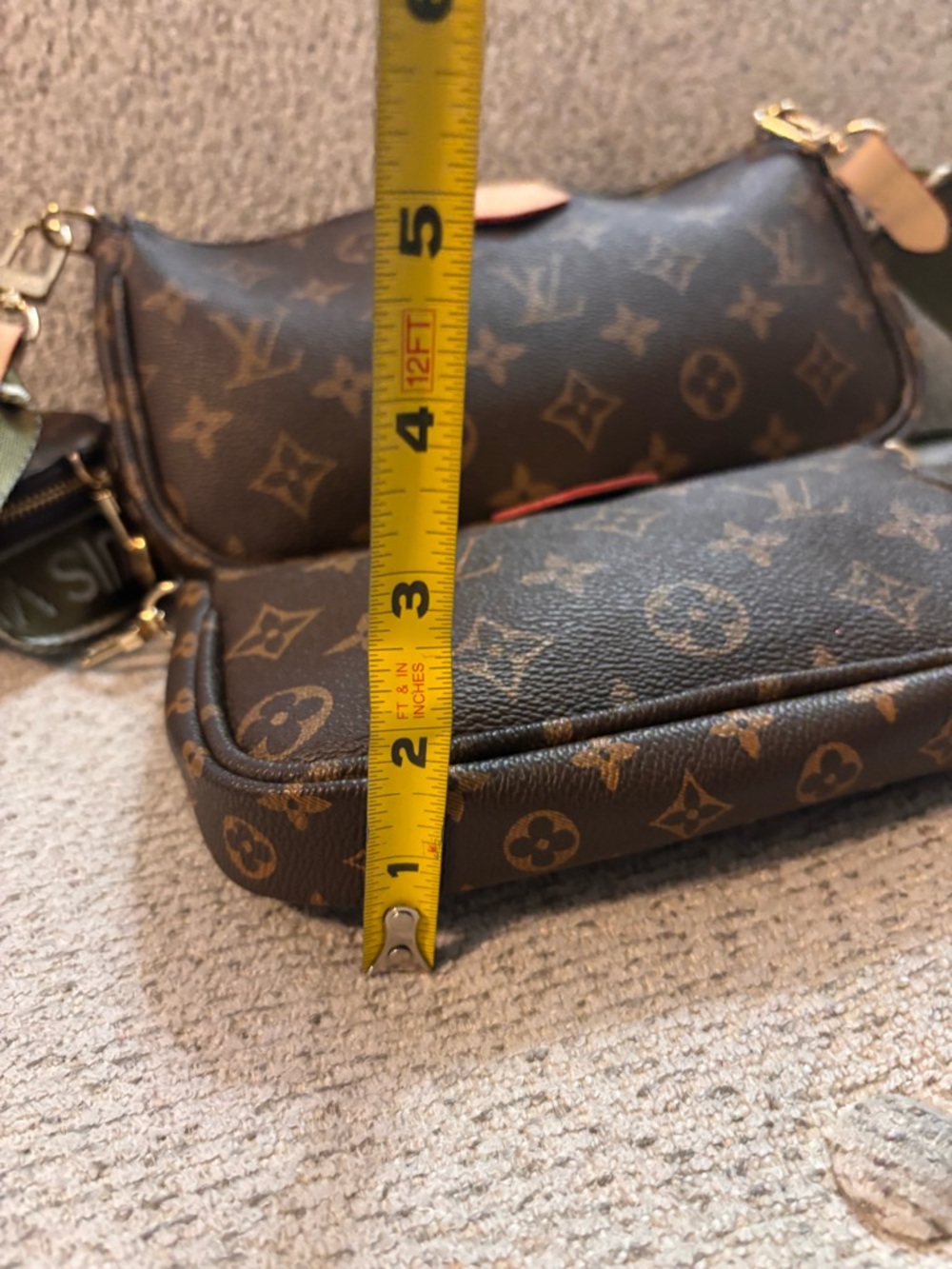 FASHION Elegant Monogram Multi-Pochette Shoulder Bag - Picture 13 of 17